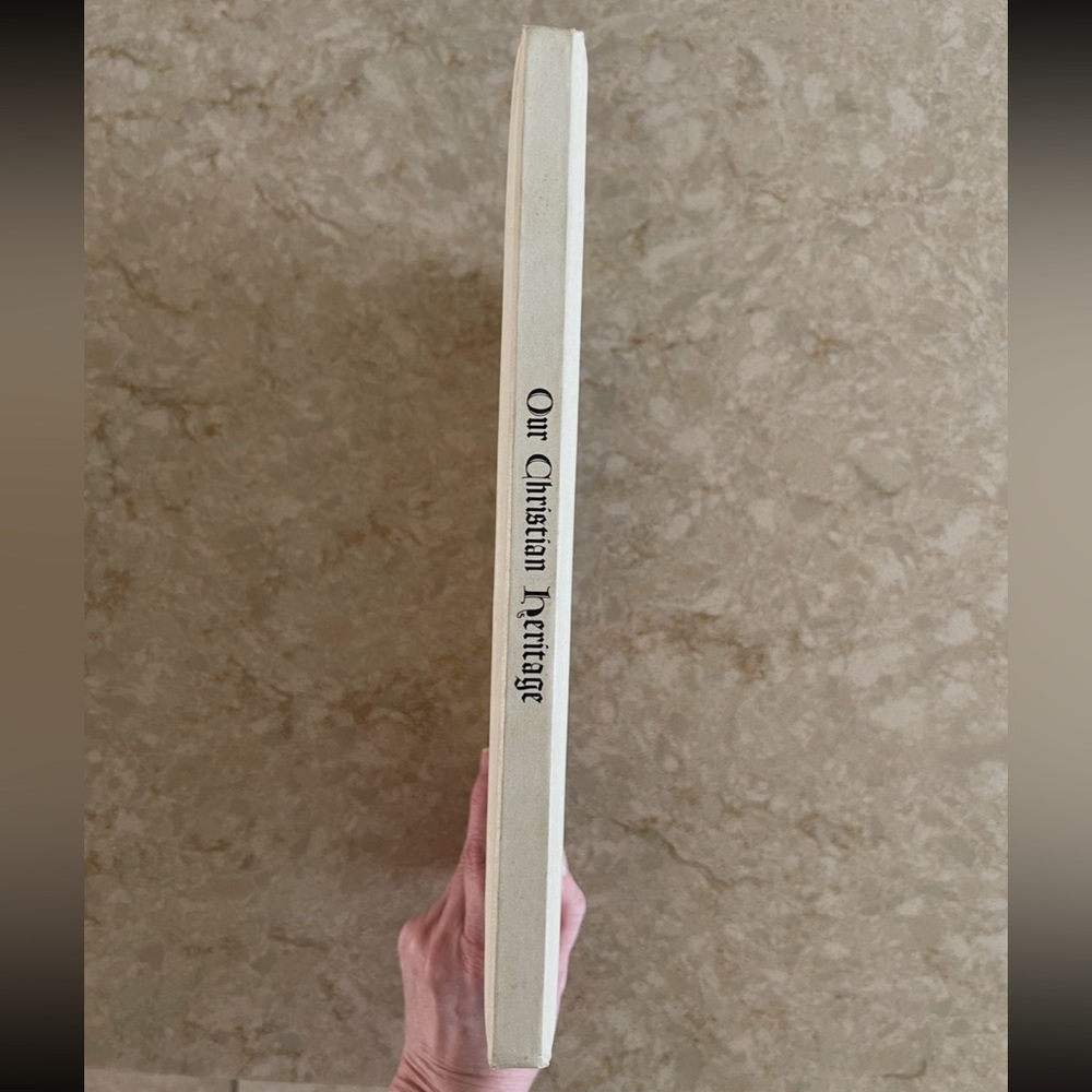 “Our Christian Heritage” Padded Hardback Book Circa 1967 Vintage Christian - Picture 2 of 10